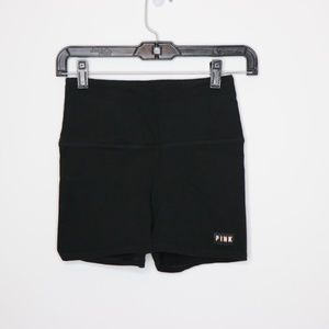Victoria's Secret PINK Black Yoga Shorts Size XS